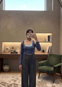 Comfortable Blue Full Sleeve Top