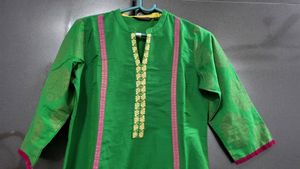 Rangmanch by Pantaloons - Printed Kurta with Asymmetrical Hemline