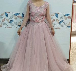 Stunning Pink Embellished Lehenga Choli