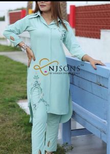 Elegant Mint Green Kurta Set
