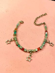Boho Star Charm Beaded bracelet