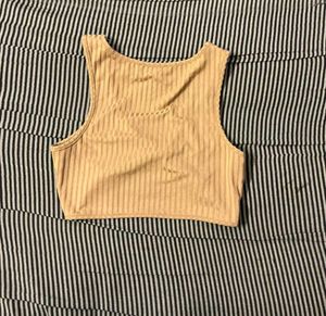 Cute Tan Crop Top