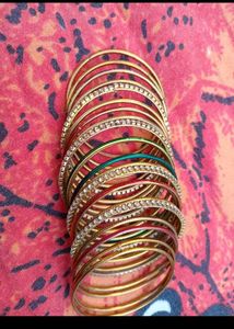 Set of Sparkling Multicolored Bangles