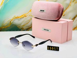 Miu Mi Rimless Hexagonal Sunglasse