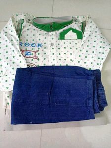 Kids Denim With Shirt
