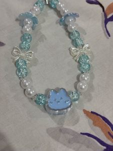 Cute Cat Beaded Phone Charm