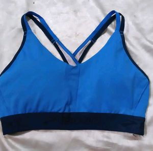 Blue Sports Bra