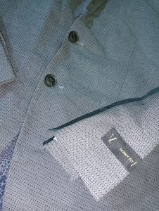 Van Heusen Grey Coat Blazer For Men