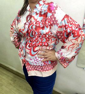 Calvin Klein Bold Floral Print Shirt - XL