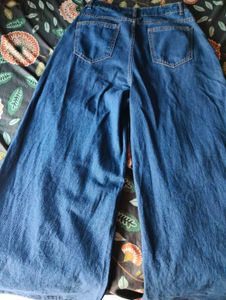 Wide Leg Denim Pants