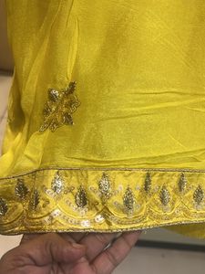 Yellow Lehenga For Haldi Function