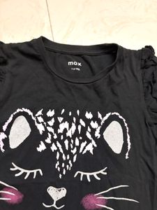 Cute Black Cat T-Shirt