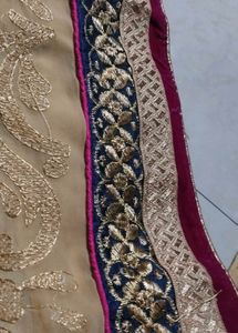 Embroidered Blue Saree