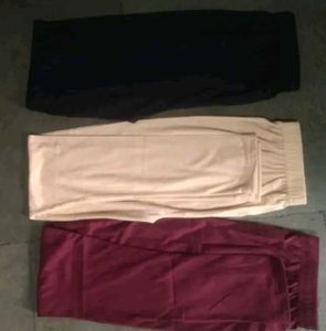 pack Of 3 lycra cotton blend leggings