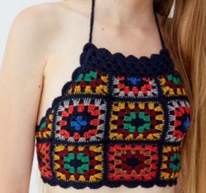 Boho Crochet Halter Top