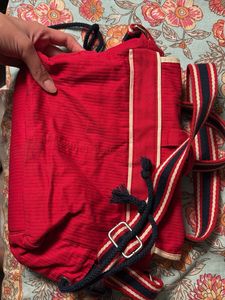 Red &amp; Blue Striped Backpack