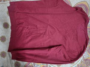 Maroon Graphic Sweatshirt