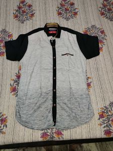 Men's Stylish Two-Tone Casual Shirt