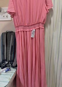 Forever New Chic Pink Midi Dress