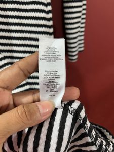 🖤 Primark Monochrome Stripe Knit Dress