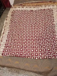 Exquisite Maroon Wedding Lehenga 3pc Set
