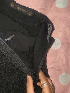 ZARA Black Lace Shorts