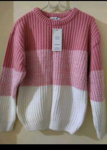 Color Block Knit Sweater