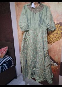 Elegant Green Ethnic Gown