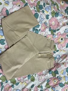 Women Straight Fit Denim Camel Colored Jeans