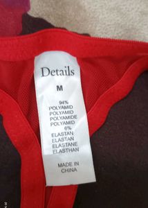 Lace Briefs with Satin Bow 5