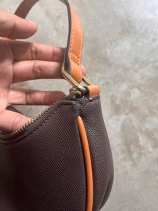 Forever 21 Brown Solid Medium HoboHandbag