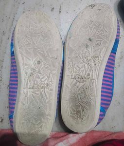 Striped Slip-On Flats