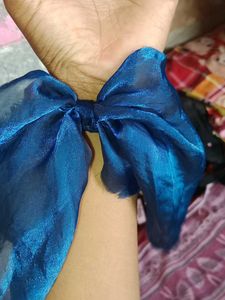 Chic Scrunchie Set with Bow Detail