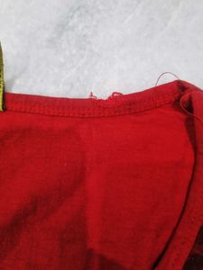 Red "The Fashion" Long Sleeve Top
