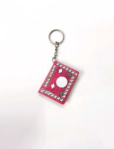 ✨📓 Handicraft Decorated Mini Diary Keychain🌷✨