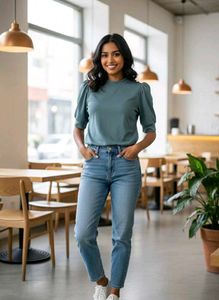 Stylish Blue Top