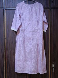 KETCH Printed Lavender Long Kurti