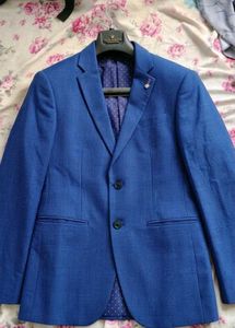 Louis Philippe Men's Blue Blazer
