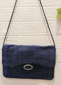 Blue Woven Clutch Bag Free Delivery 🚚