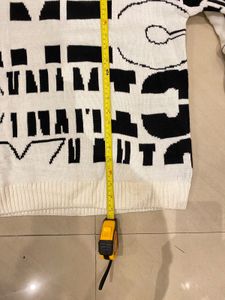 Abstract Graphic Print Sweater