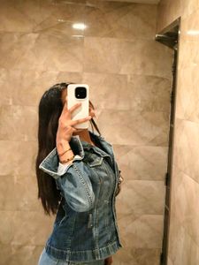 Pinterest girl denim jacket, perfect for layering