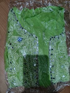 Beautiful Green Chikankari Kurta