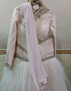 Imported From Abraod Hand Work Bridal Gown Of Peac