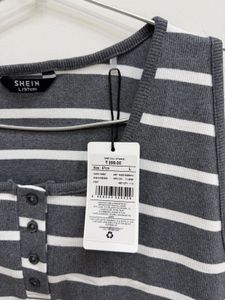 Shine Striped Sleeveless Mini Dress