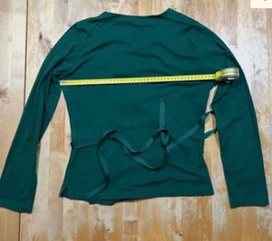 Emerald Green Wrap Top