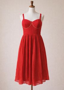Retro Red Party Dress