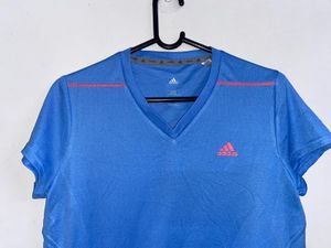 Adidas Blue Running T-Shirt