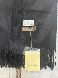 Sky Cashmere Classic Black Shawl