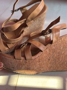 Cross Wedge Sandals