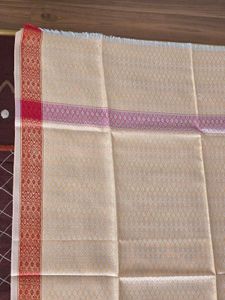 Peach coloured Cotton Dupatta